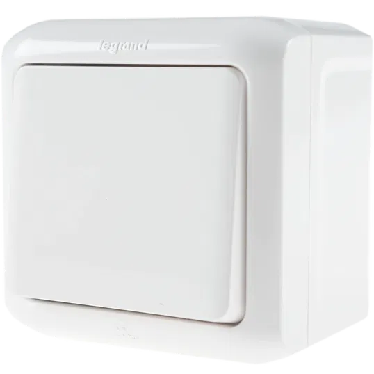 Intrerupator cruce Forix Legrand 782365, montaj aparent IP44 alb