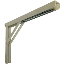 Consola rabatabila, alba, 400 x 270 x 36 mm
