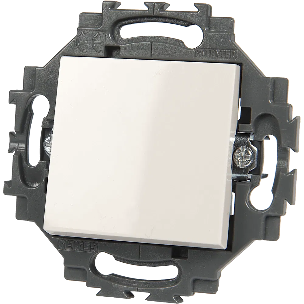 Intrerupator cu LED Dahlia, Gewiss GW35002Y, 10A, ivoar