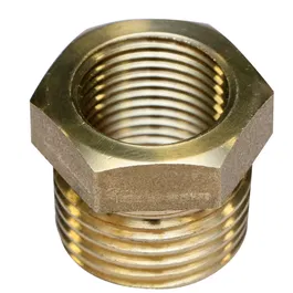 Reductie Termosanitar, alama, galben, 1/2 x 3/8 inch