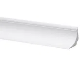 Profil de scafa pentru cada cu margine flexibila 101, Set Prod, PVC, alb, 2,5 m