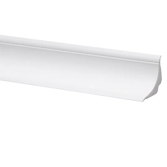 Profil de scafa pentru cada cu margine flexibila 101, Set Prod, PVC, alb, 2,5 m