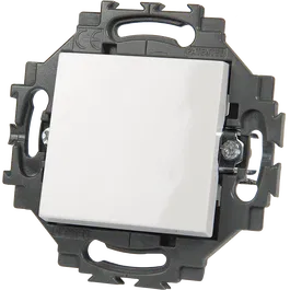 Buton cu revenire Dahlia, Gewiss GW35021W, 250 V, 10A, alb