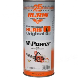 Ulei pentru ungere lant drujba / motofierastrau, Ruris M-Power, 1 L