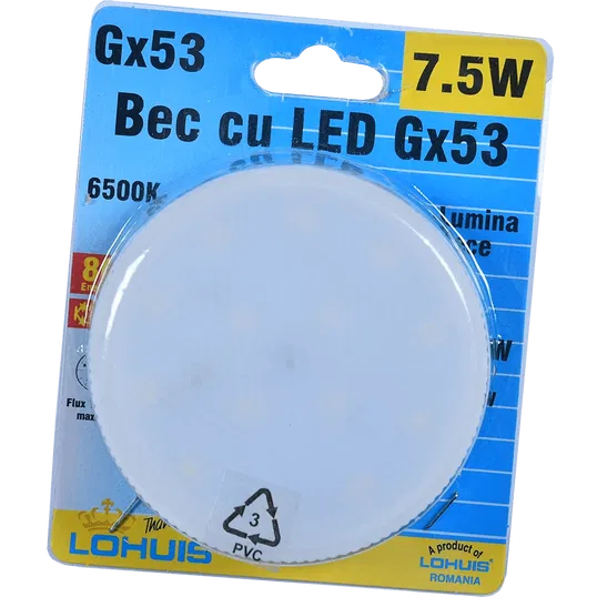 Bec LED Lohuis, reflector, G53, 7.5W, 360 lm, lumina rece 6500K