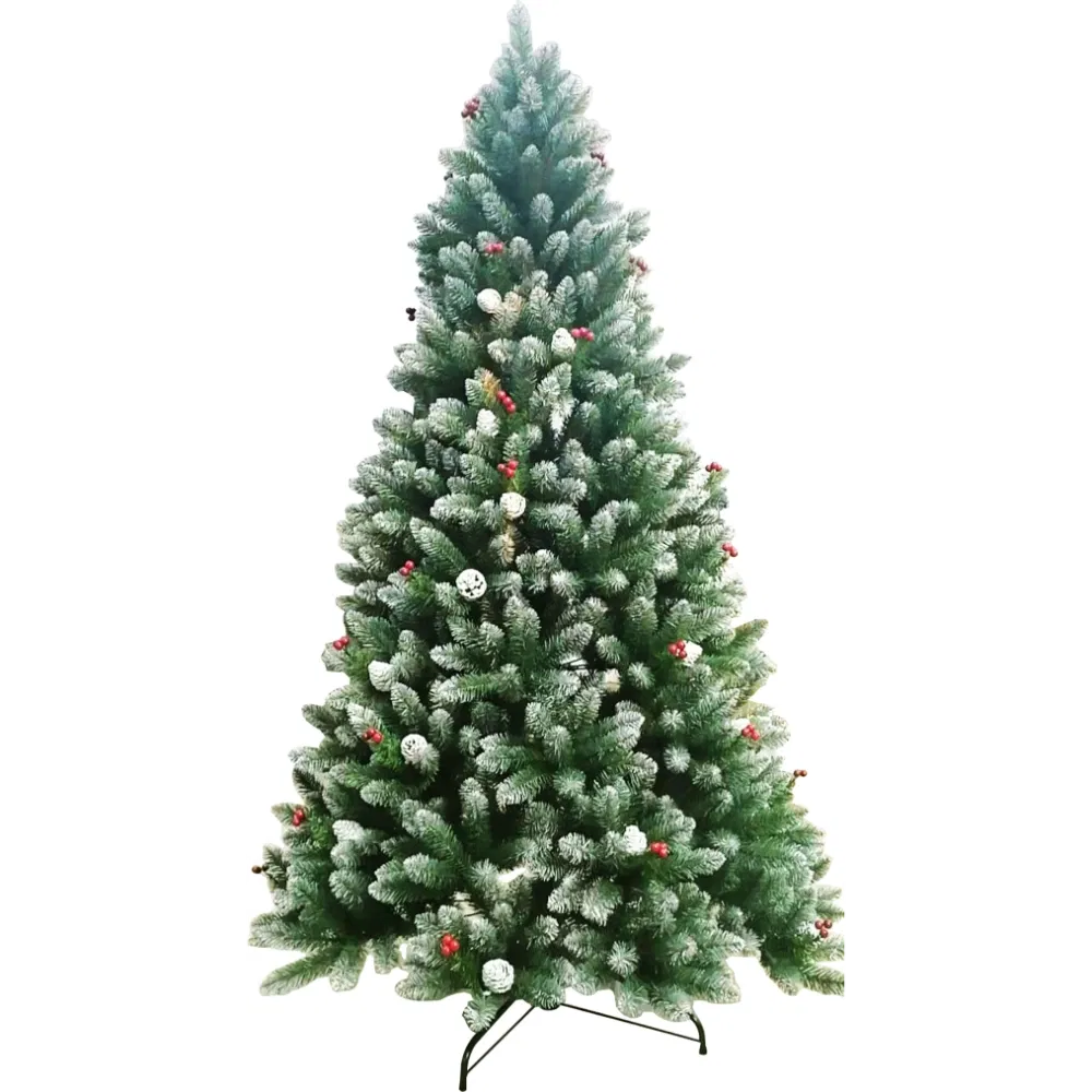Brad artificial pentru Craciun, PVC, 210 cm