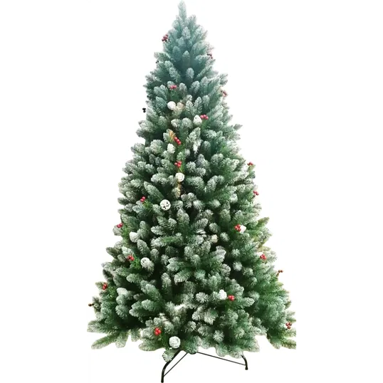 Brad artificial pentru Craciun, PVC, 210 cm