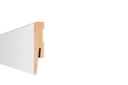 Plinta parchet, MDF, alb, Paint it MP0801, 2420x80 mm