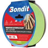 Banda adeziva antialunecare Bondit, reflectorizanta, pentru trepte, 50 mm x 15 m