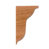 Terminatie plinta parchet stanga Korner Print LP 52, arin 440, PVC, 52 x 26 mm