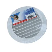 Grila ventilatie circulara cu plasa de insecte Dospel KRO 125, ABS, 125 mm, alb