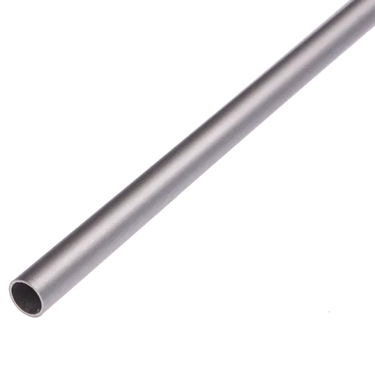 Teava rotunda goala, aluminiu eloxat, 12 x 1 mm x 1 m