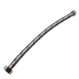 Racord Crimel, otel inoxidabil, argintiu, flexibil, 1/2 x 3/8, 300 mm
