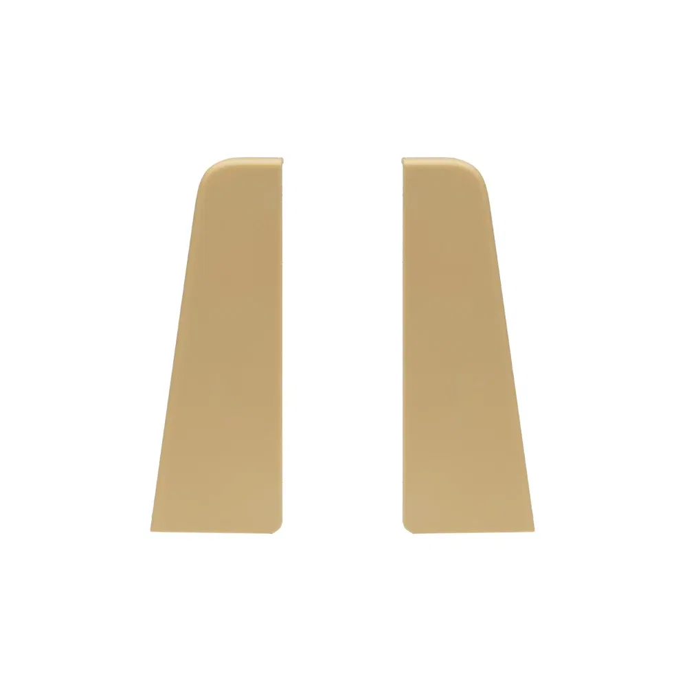 Set terminatie plinta parchet stanga/dreapta Set, stejar lemon, MDF, 60 x 19 mm, 4 bucati/set