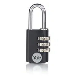 Lacat aluminiu Yale Standard Protection, 20 mm, cu cifru