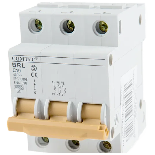 Intrerupator automat BRL 6kA MCB, Comtec 3P, 10A