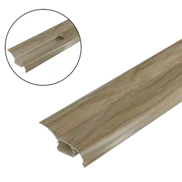 Plinta parchet, PVC, stejar alb 425, LP 52, Poli Eco, 2500x23x52 mm