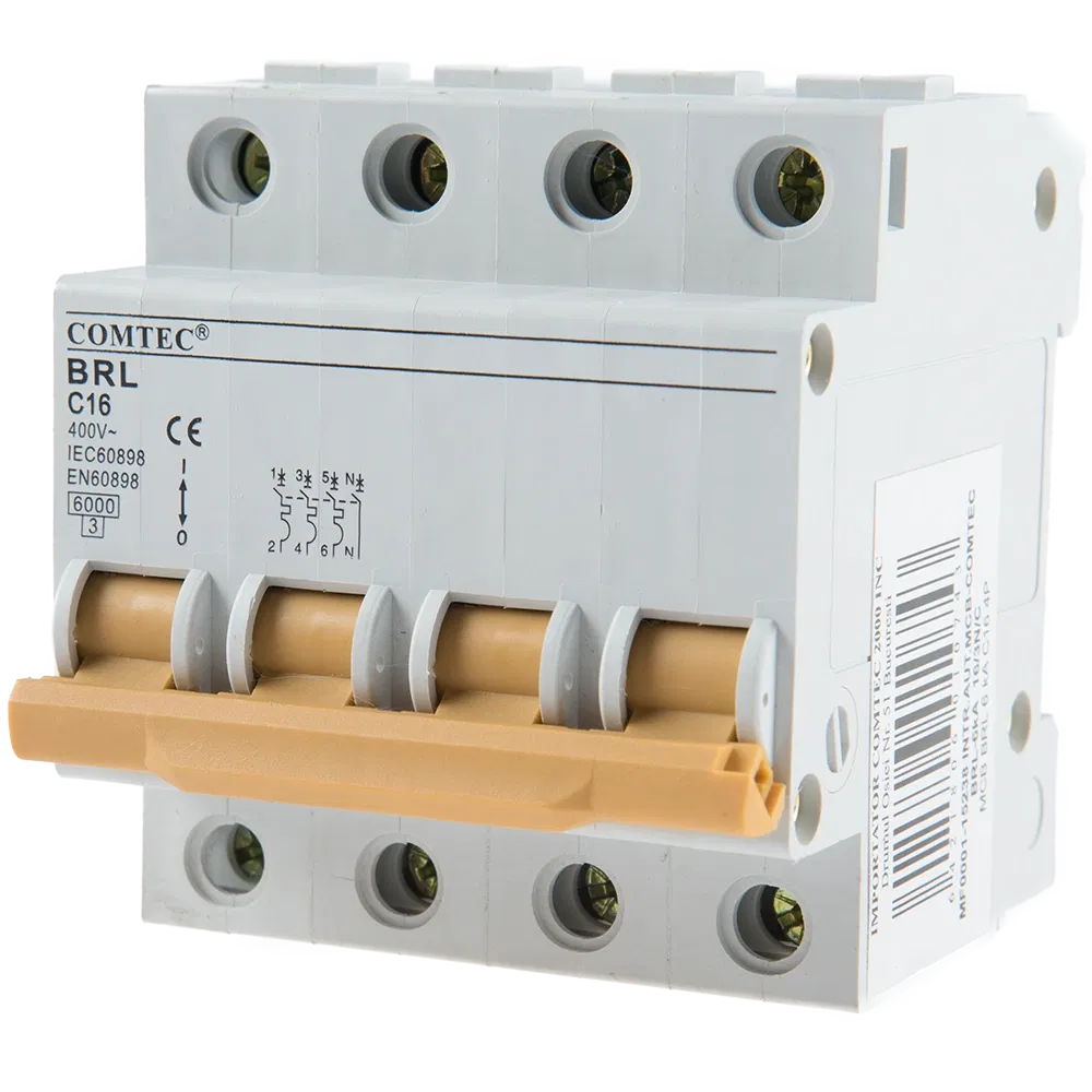 Intrerupator automat BRL 6kA MCB, Comtec 3P+N 16A
