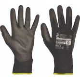 Manusi protectie BUNTING EVOLUTION, textil cu aplicatii din cauciuc, marimea 9, negru