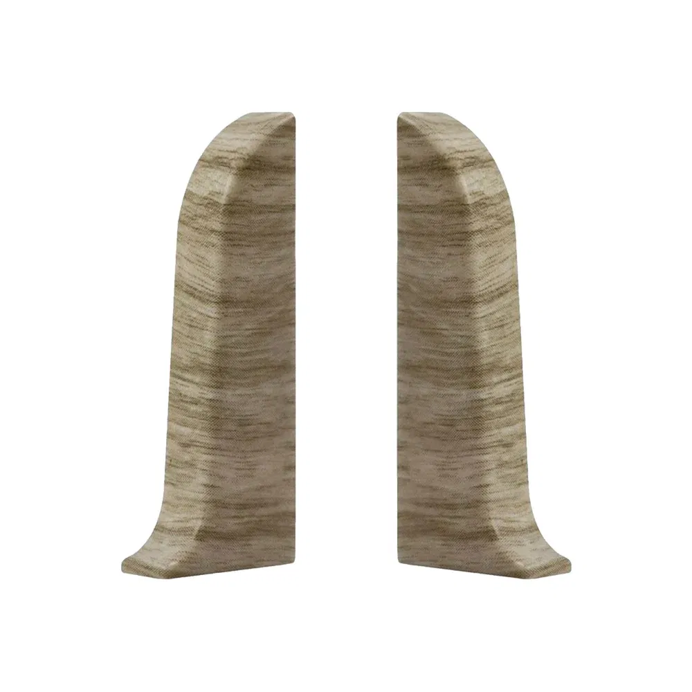 Set terminatie plinta parchet stanga/dreapta PP55M-P-5-832, stejar Buket, PVC, 55 x 22 mm, 2 bucati/set