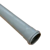 Tub PP Valrom, gri, diametru 75 mm, lungime 2 m