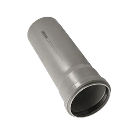 Tub PP Valrom, gri, diametru 110 mm, lungime 0.25 m