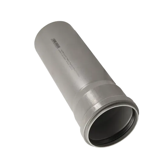 Tub PP Valrom, gri, diametru 110 mm, lungime 0.25 m