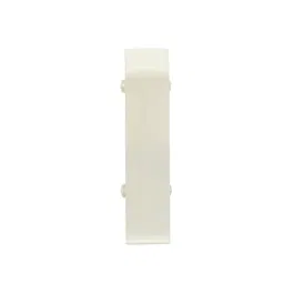 Set element de imbinare plinta parchet, Vanila crem uni, PVC, 80 x 22 mm, 2 bucati/set