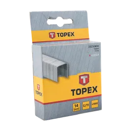 Capse Topex, pentru tapiterie, de tip G, 14 mm, 1000 buc