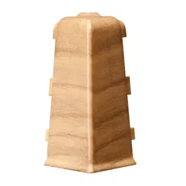 Set colt exterior plinta Arbiton Indo 70, stejar liberty, PVC, 70 x 26 mm, 2 bucati/set