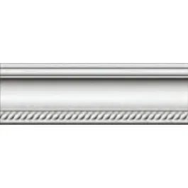 Bagheta decorativa Decosa 2842, alb, polistiren, 2 m