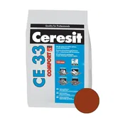 Chit de rosturi gresie si faianta Ceresit CE 33, caramiziu interior, 5 kg