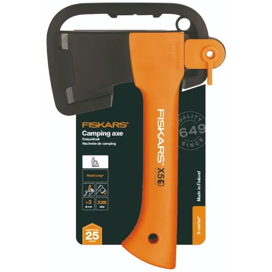 Topor pentru camping FISKARS X5 - XXS, 262 mm, 570 g
