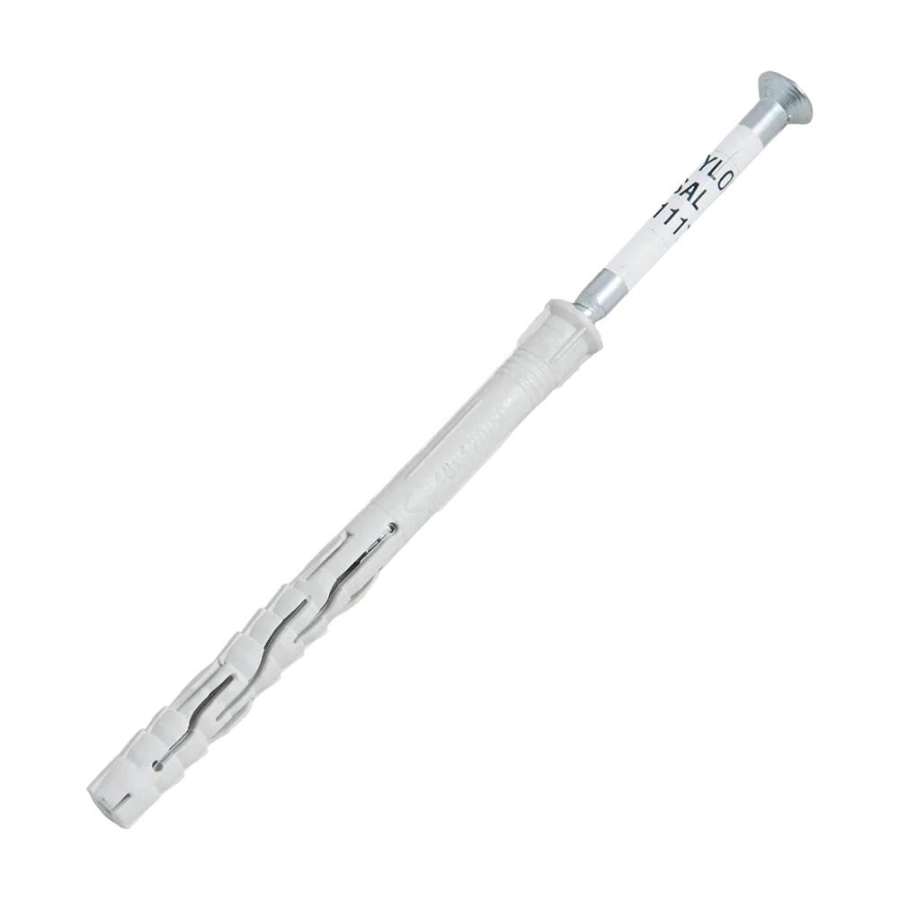 Diblu universal, nylon, cu surub cap inecat, 10 x 120 mm