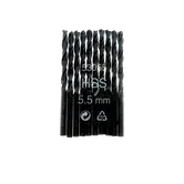 Set 10 burghie Top Tools, Hss 60H055, pentru metal, 5,5 mm
