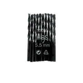 Set 10 burghie Top Tools, Hss 60H055, pentru metal, 5,5 mm