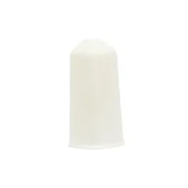 Set colt exterior plinta parchet, stejar alb, PVC, 80 x 22 mm, 2 bucati/set