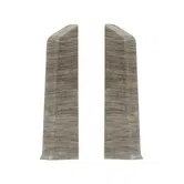 Set terminatie plinta parchet stanga/dreapta, stejar Venice, PVC, 80 x 22 mm, 2 bucati/set