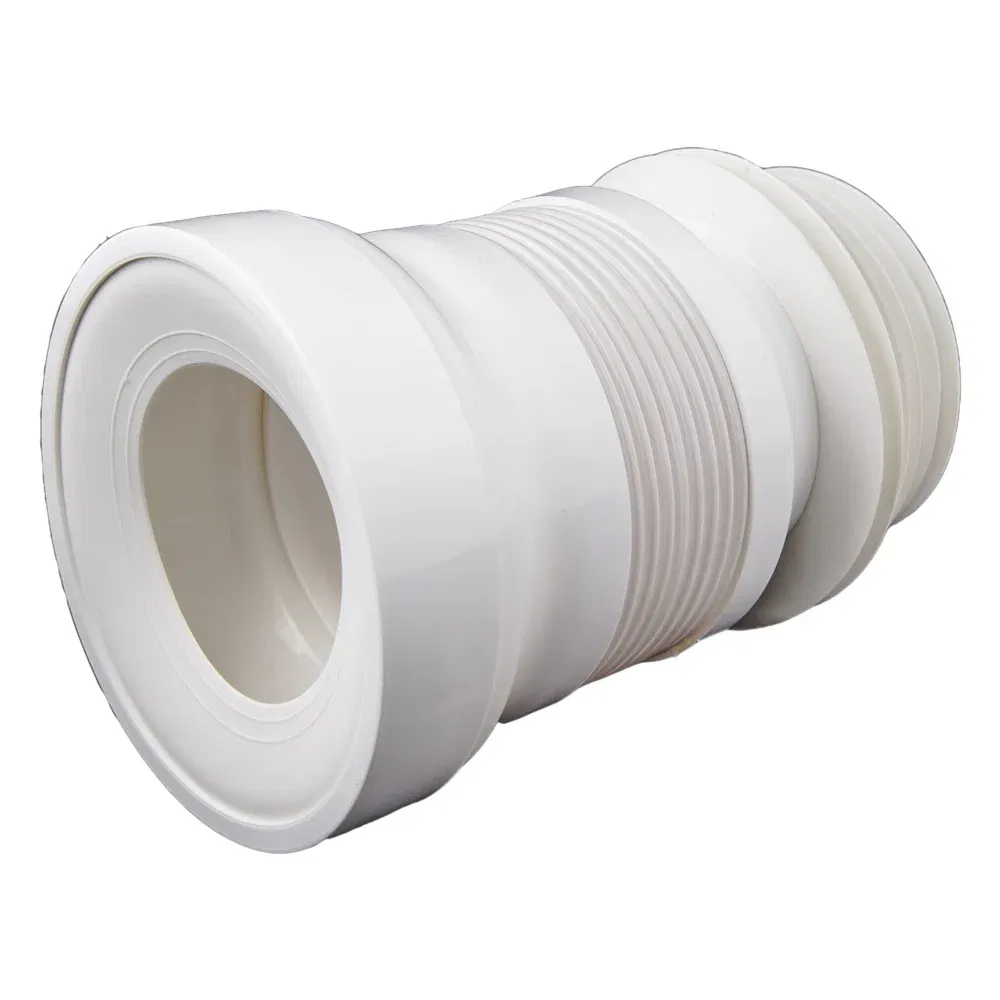Racord flexibil WC TE-MA Romania, polipropilena/PVC, alb, 20-30 cm