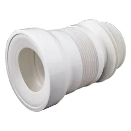Racord flexibil WC TE-MA Romania, polipropilena/PVC, alb, 20-30 cm