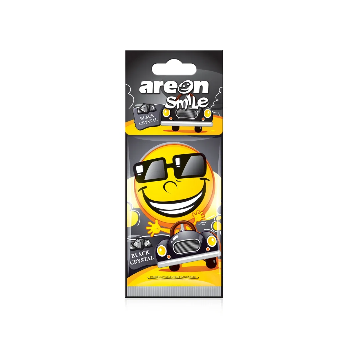 Odorizant auto Areon Dry Smile, Black Crystal
