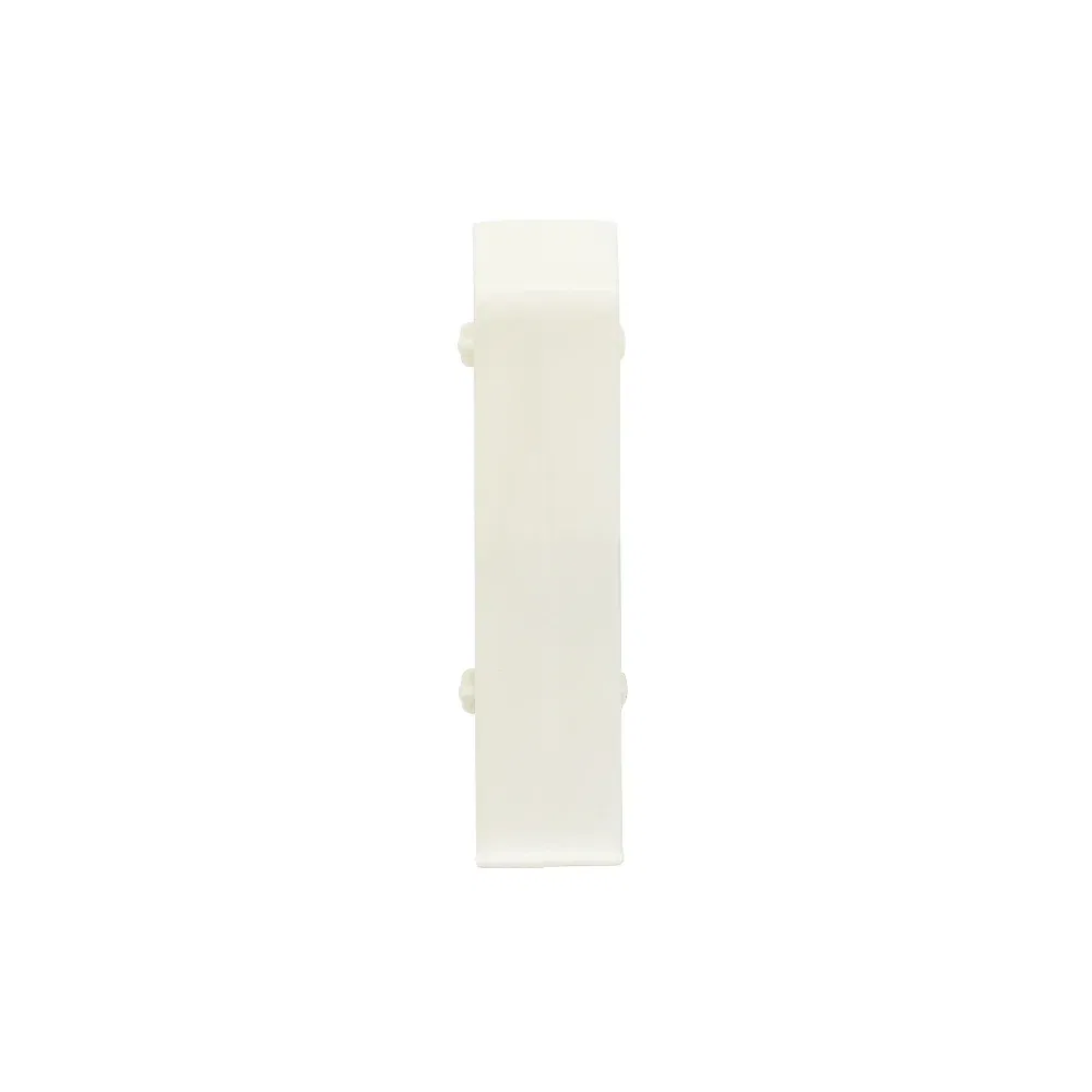 Set element de imbinare plinta parchet, alb mat, PVC, 80 x 22 mm, 2 bucati/set