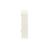 Set element de imbinare plinta parchet, alb mat, PVC, 80 x 22 mm, 2 bucati/set