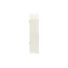 Set element de imbinare plinta parchet, alb mat, PVC, 80 x 22 mm, 2 bucati/set