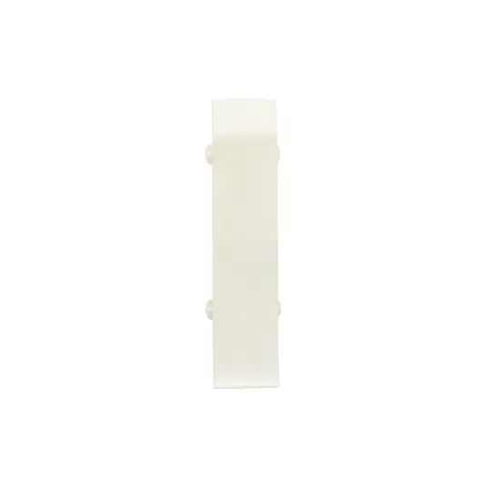 Set element de imbinare plinta parchet, alb mat, PVC, 80 x 22 mm, 2 bucati/set
