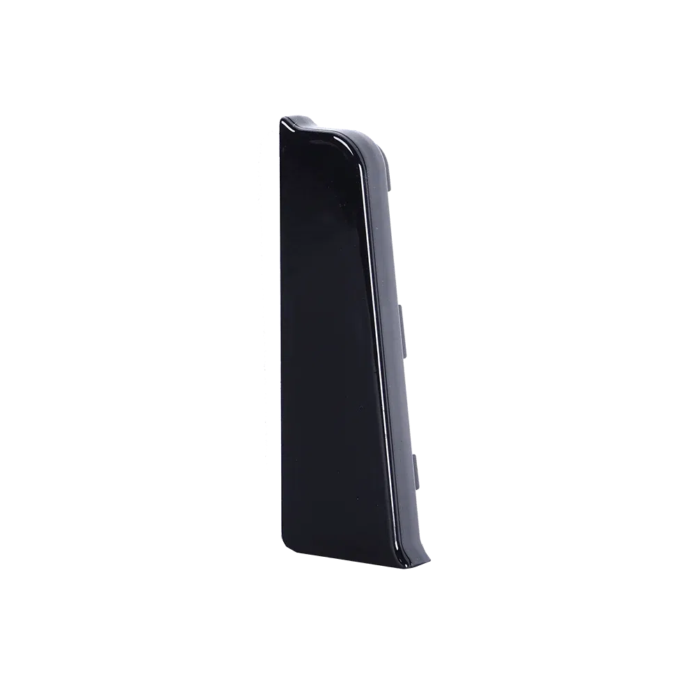 Set terminatie stanga/dreapta plinta Arbiton Indo 70, negru lucios 18, PVC, 70 x 26 mm, 2 bucati/set