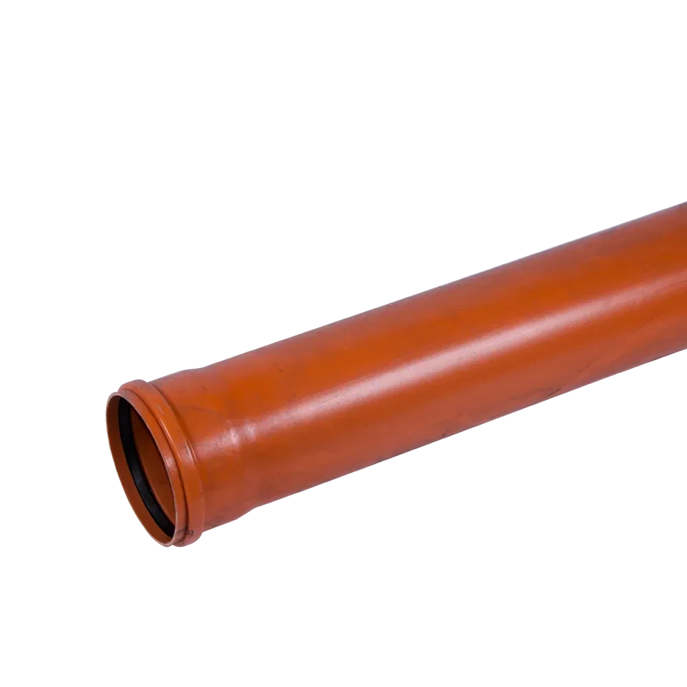 Teava PVC SN2 Valplast, canalizare exterioara, cu mufa si garnitura, diametru 160 mm, 2m