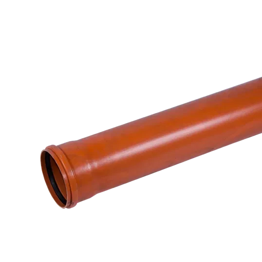 Teava PVC SN2 Valplast, canalizare exterioara, cu mufa si garnitura, diametru 160 mm, 2m