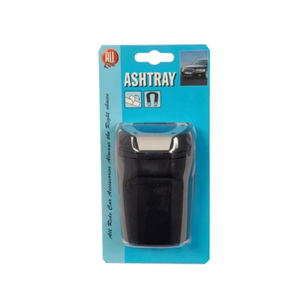 Scrumiera All-Ride negru/alu, pentru masina