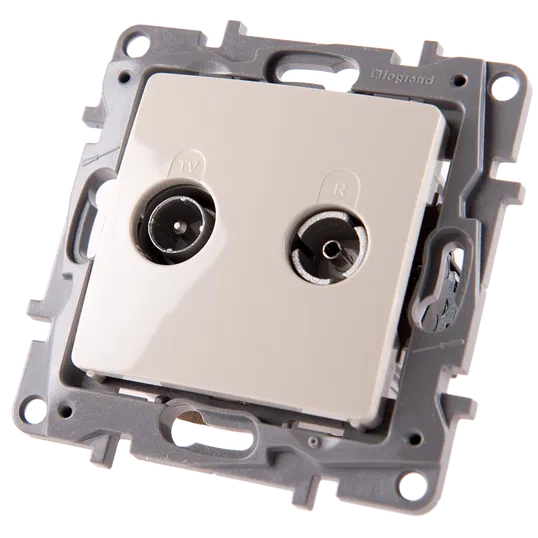 Priza TV de capat Niloe, Legrand 664662, 10 DB, ivoar